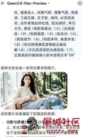 Qwen Chat 国际版 无限AI生图 图生视频 TC辅助网www.tcsq1.com7923